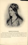 CPA Marie D'Anjou Reine de France 