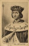 VINTAGE POSTCARD Louis XII Per Brown Museum De Versailies King de France