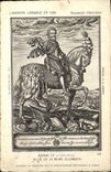 VINTAGE POSTCARD Henri IV Combines Of the Queen Elizabeth