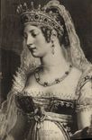 VINTAGE POSTCARD Napoleon receives the queen of Prussia has Tilsitt