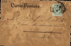 VINTAGE POSTCARD Thiers