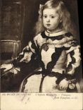 CPA Musee Du Louvre L'Infante Marguerite Velasquez Ecole espagnole