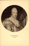 CPA Charles X Roi de France 