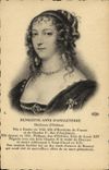 VINTAGE POSTCARD Henriette Anne Of England Duchess of Orleans