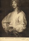 VINTAGE POSTCARD Museum Of Louvre Portrait of the Duke Of Richmond Van Dyck