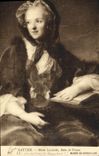 CPA Nattier Marie Leczinska Reine de France Musee de Versailles