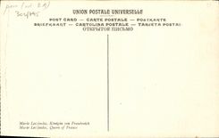 VINTAGE POSTCARD Nattier Marie Leczinska Queen of France Museum of Versailles