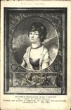 VINTAGE POSTCARD Franceise Print Under the Empire Sister of general Marceau