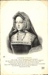 VINTAGE POSTCARD Catherine d' Aragon Girl of Ferdinand V