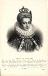 VINTAGE POSTCARD Louise of Lorraine Girl of Nicolas of Lorraine