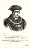 VINTAGE POSTCARD Thomas Morus does not have London Fils of a judge