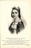 VINTAGE POSTCARD Jeanne of France Or De Valois