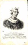 VINTAGE POSTCARD Louis VIII the Lion