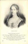 VINTAGE POSTCARD Agnes Sorel Rams of Fromenteau and Favorite Beauty of Charles VII