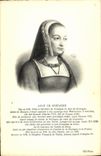CPA Anne De Bretagne Fille de Francois II Duc de Bretagne 