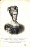 VINTAGE POSTCARD Countess of Artois Marie Therese of Savoy