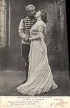 CPA Fantaisie Femme Theatre des Folies Dramatiques Le billet de Logement 