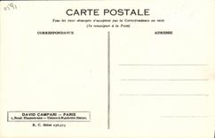 CPA Alibert Publicite Campari