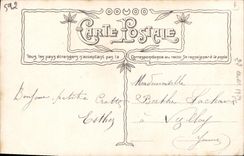 VINTAGE POSTCARD Fantasy Woman queens of the Theater mode of the Dramatic Madnesses