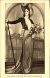 VINTAGE POSTCARD Fantasy Woman Miss Vera Peeters of the Comic Opera