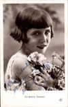 VINTAGE POSTCARD Fantasy Woman Gilberte Savary dedicacee