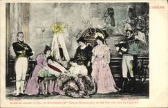 Fantasía Sarah Bernhardt de la POSTAL de la VENDIMIA el eaglet