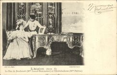 CPA Fantaisie Sarah Bernhardt L'aiglon 