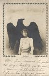CPA Fantaisie Sarah Bernhardt L'aiglon Aigle