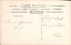 CPA Fantaisie Sarah Bernhardt L'aiglon 