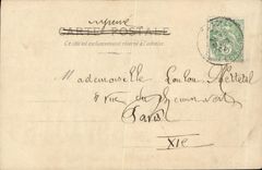 Fantasía de la POSTAL de la VENDIMIA el elefante Deberic Pougaut de Chatelet del viaje