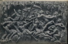 CPA Fantaisie L'enfer Paris Montmartre 