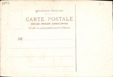 Fantasía de la POSTAL de la VENDIMIA el estribillo de París Montmartre del cielo del Seraphes
