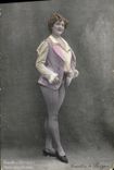 CPA Theatre Ginette Parix aux Varietes Cautin & Berger 