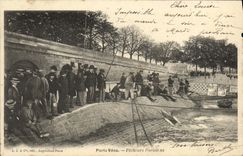 CPA Paris Vecu Pecheurs parisiens Peche 