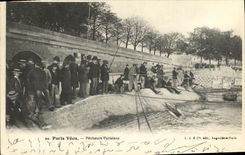 CPA Paris Vecu pecheurs parisiens Peche TOP
