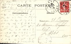 VINTAGE POSTCARD Paris Vecu sinning Parisian Fishes TOP