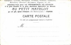 CPA Au petit Matelot Quai d'Anjour Paris Vetements de sport 