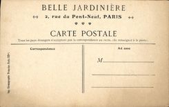 VINTAGE POSTCARD Beautiful Flower stand Street of the Bridge Last nines Paris Child