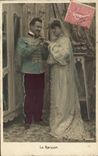 VINTAGE POSTCARD Fantasy Woman the ransom Marriage