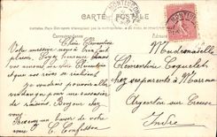 VINTAGE POSTCARD Fantasy Woman Spring of love