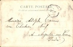 VINTAGE POSTCARD Fantaisie Man Bicycle Cycles