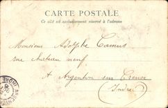 VINTAGE POSTCARD Fantaisie Man Woman Bicycle Cycles