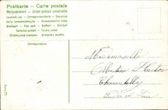 CPA Fantaisie Fleurs Bateau