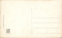 VINTAGE POSTCARD Fantasy Living room 1914 Merchant the frontier runner