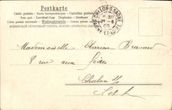 CPA Fantaisie Fleurs Trefle