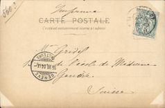 VINTAGE POSTCARD Fantasy the Cross Newspaper