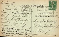 VINTAGE POSTCARD Bateau Voltaire Armours 1st rank