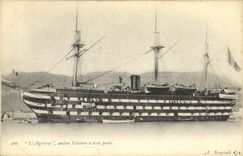 CPA Bateau l'Algesiras ancien vaisseau a trois ponts