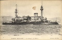 CPA Bateau Guerre Cuirasse Le Hoche 