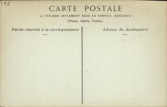 VINTAGE POSTCARD Bateau War Armours the Notch